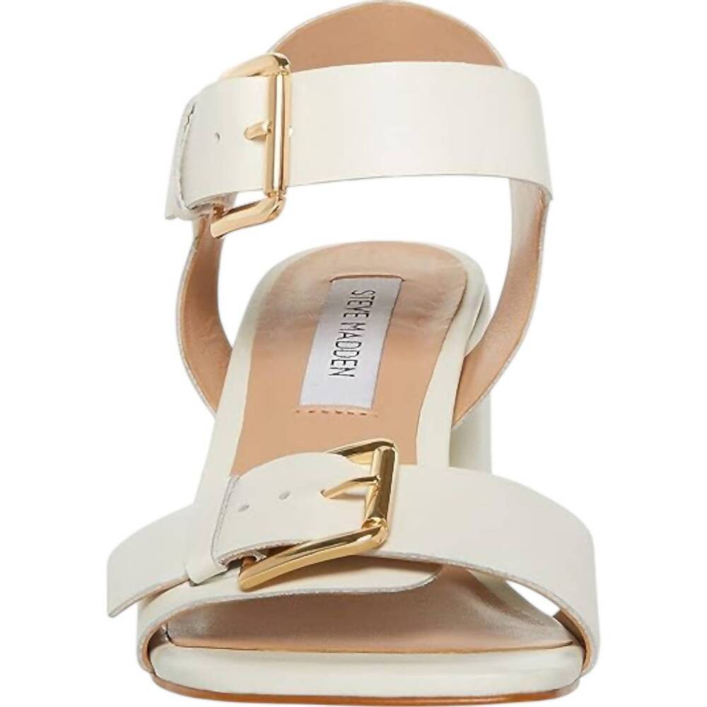 NEW STEVE MADDEN women's loreli sandals in bone - Picture 5 of 7
